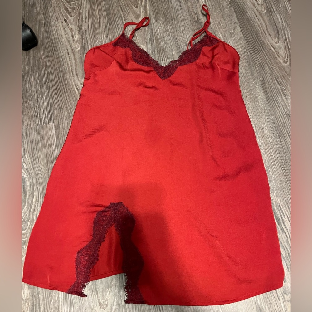 Red Slip Night Dress